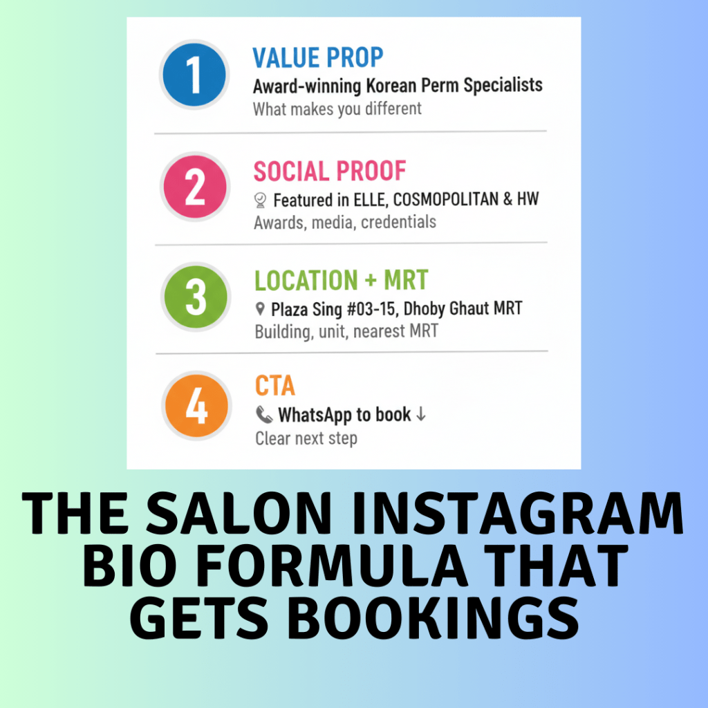 The Anatomy of a Perfect Salon Instagram Bio — Learnings from Korean&nbsp;Salons