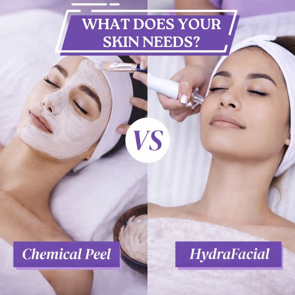 Hydrafacial or Chemical Peel. The Real Difference Most People Miss