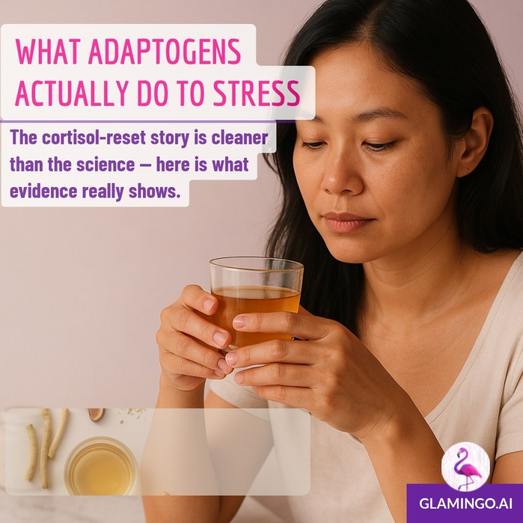 Adaptogens for Stress and Skin: What the Evidence Says | Glamingo Beauty & Wellness Blog