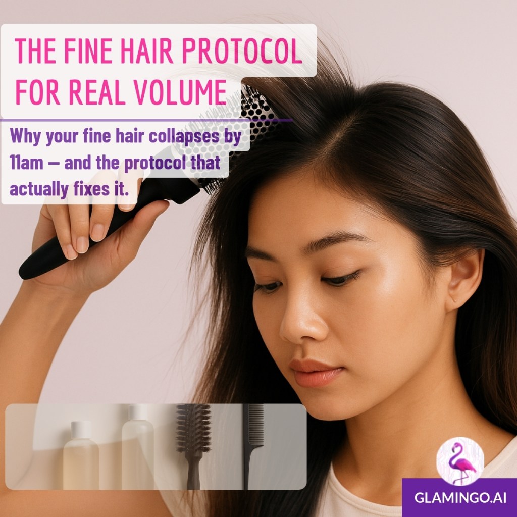 Fine Hair Protocol: Volume That Lasts in Humidity | Glamingo Beauty & Wellness Blog