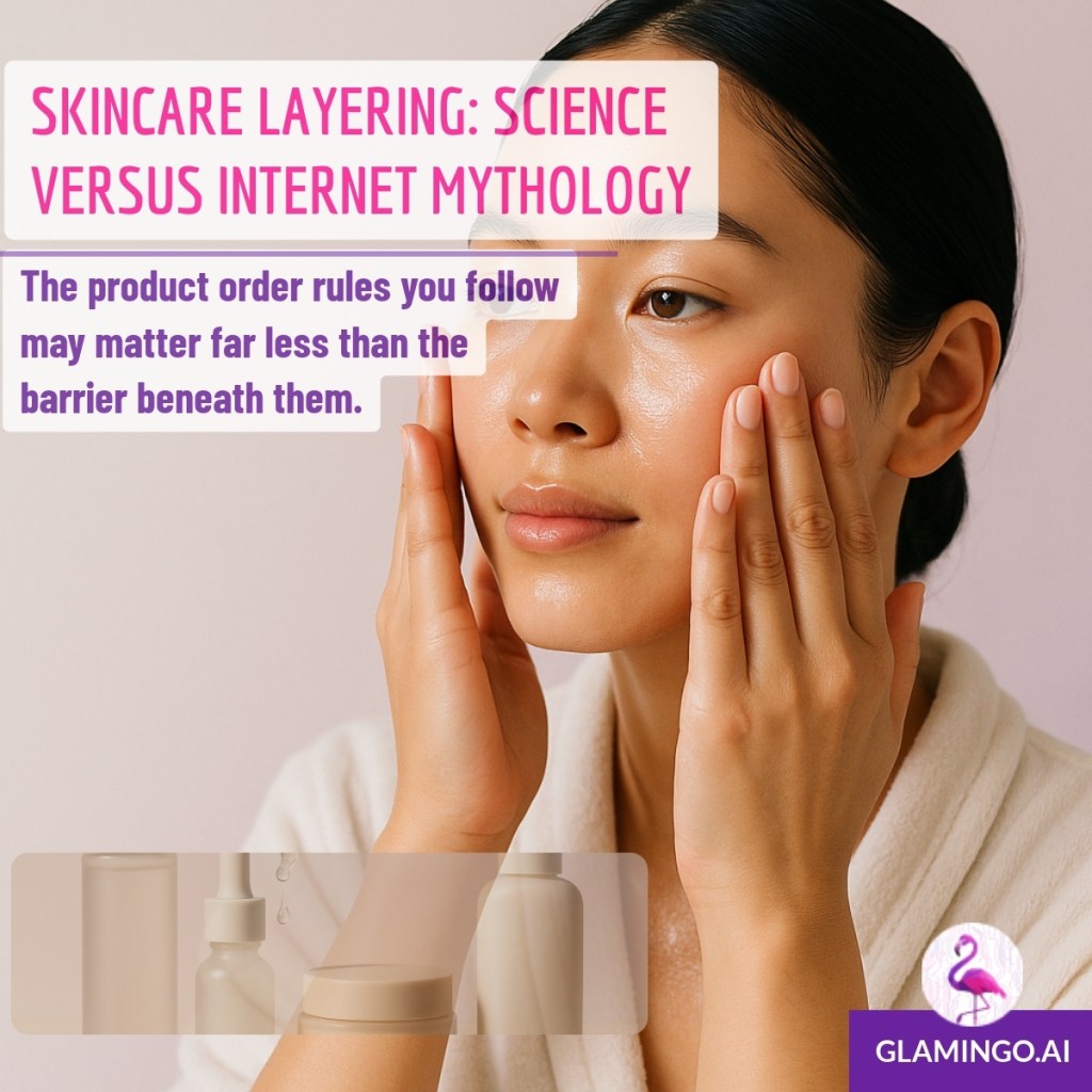 Skincare Layering Order: Science vs. Internet Rules | Glamingo Beauty & Wellness Blog