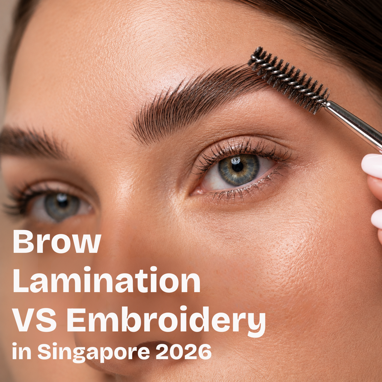 Brow Lamination vs Embroidery in Singapore 2026: Which Brows Are Right for You?